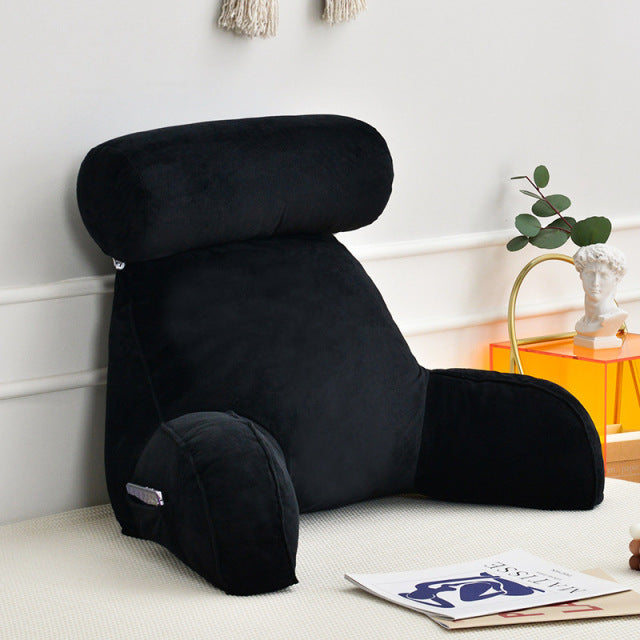 Backrest Pillow With Arms & Adjustable Headrest - detail