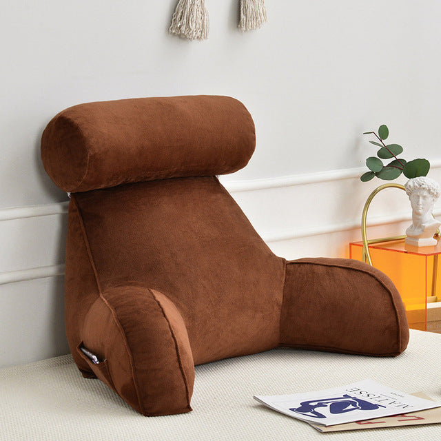 Backrest Pillow With Arms & Adjustable Headrest - detail