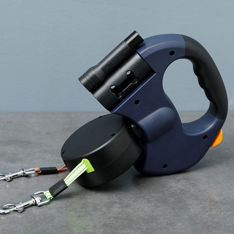 Anti-Tangle Double Dog Leash - alternate angle