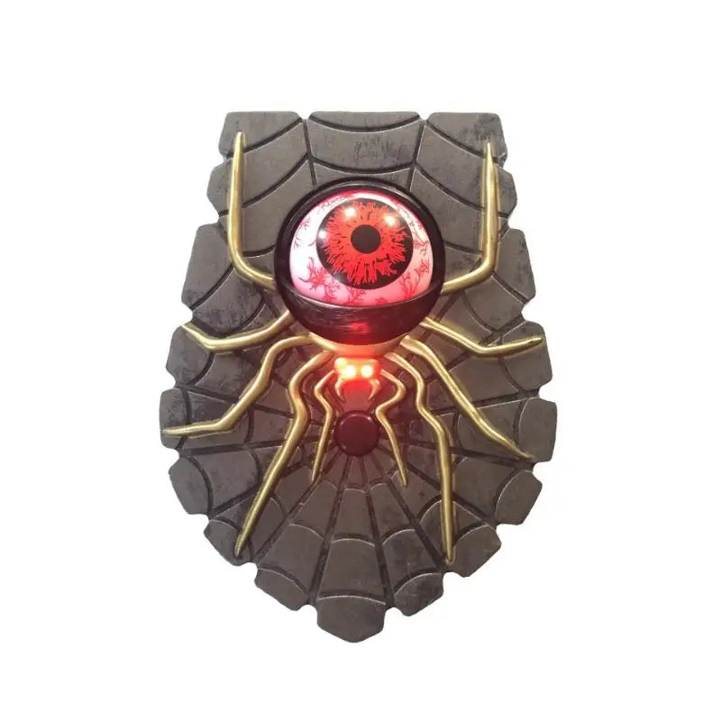 Creepy Spider Eyeball Doorbell Halloween Outdoor Ornament - alternate angle