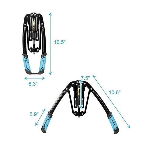 Heavy Duty Hydraulic Chest Arm Resistance Exerciser Workout Tool - detail