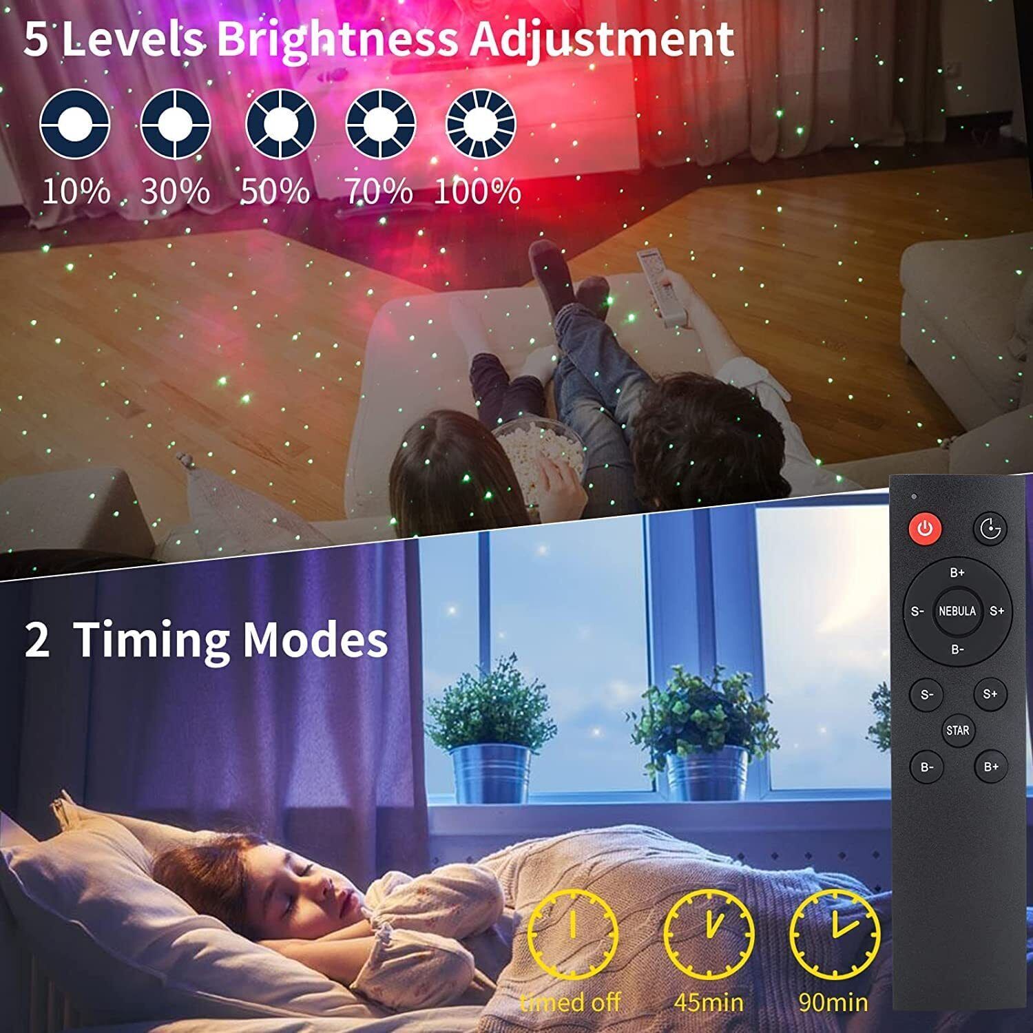Astronaut Projector Galaxy Starry Sky Night Light - detail