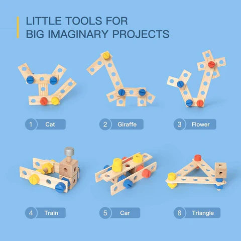 Exclusive Kids Pretend Play Realistic Work Tool Bench Toy - detail