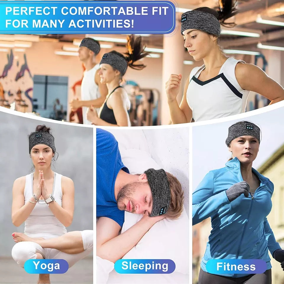2-in-1 Wireless Sleep Headphones & Sports Headband - alternate angle