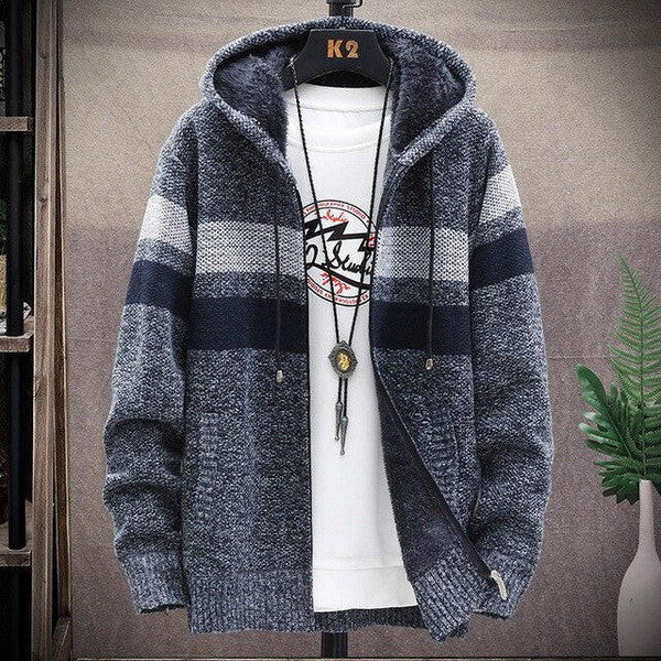 Casual Stripe Cardigan - alternate angle