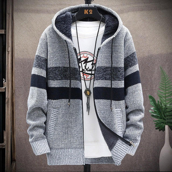 Casual Stripe Cardigan - detail