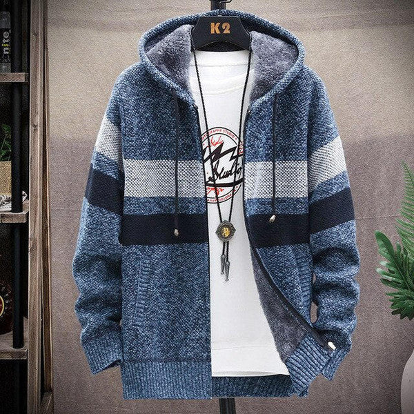 Casual Stripe Cardigan - in use