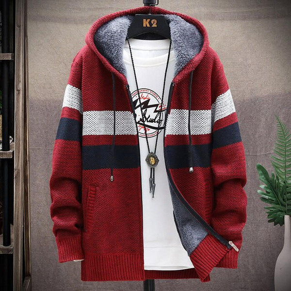 Casual Stripe Cardigan - detail