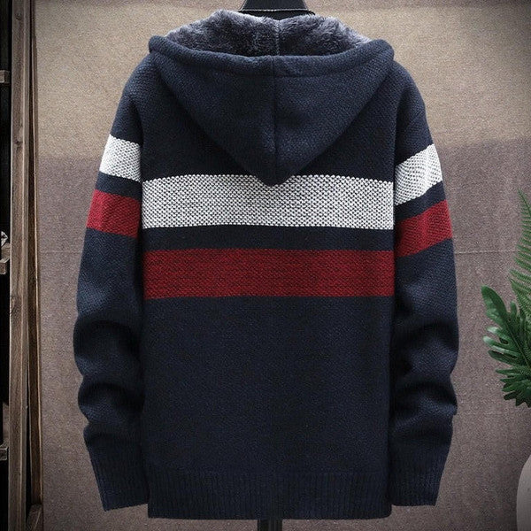 Casual Stripe Cardigan - alternate angle