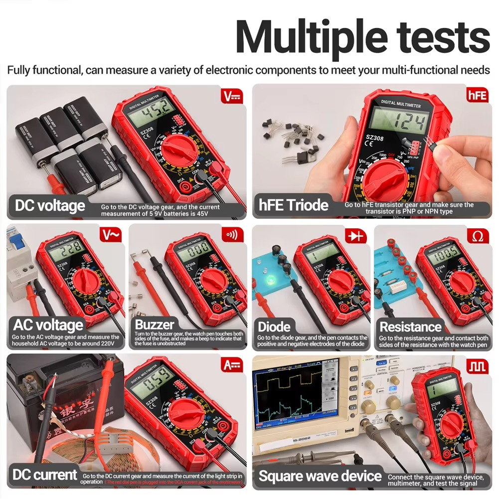 Electrical Test Kit With Digital Multimeter - detail