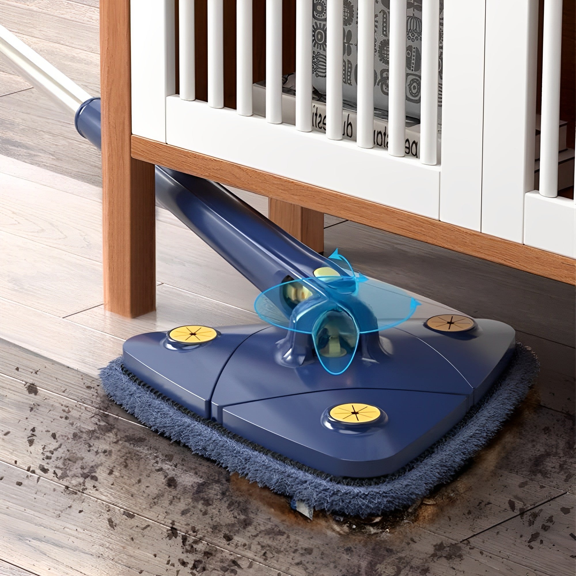 360 degrees Rotating Spin Mop Cleaner for Hard Floors and Tile - alternate angle