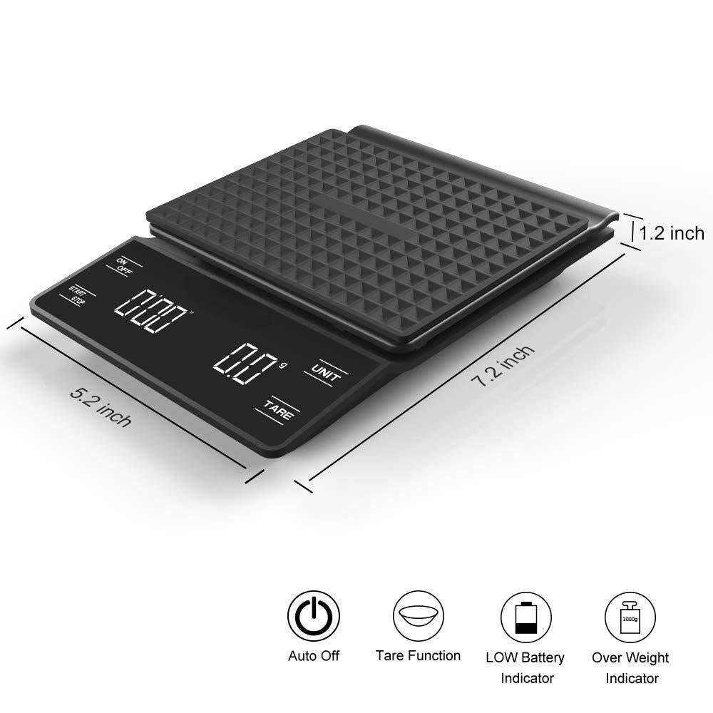 Coffee Scale With Timer - alternate angle