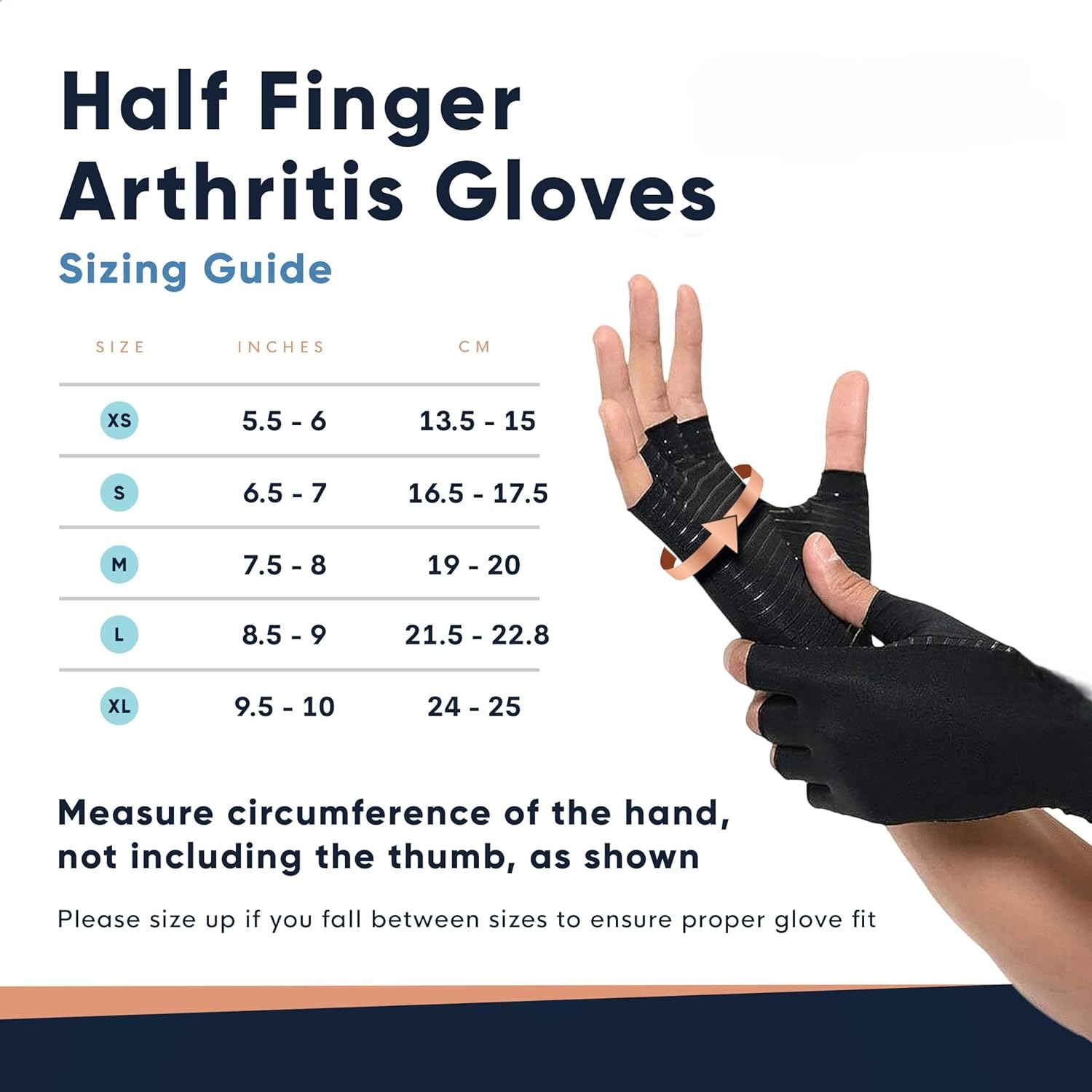 Compression Arthritis Gloves - in use