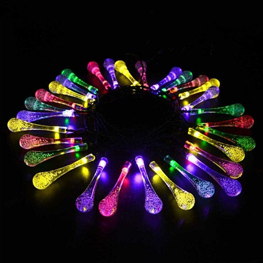 Dew Droplets 20 LED Solar Lights - detail
