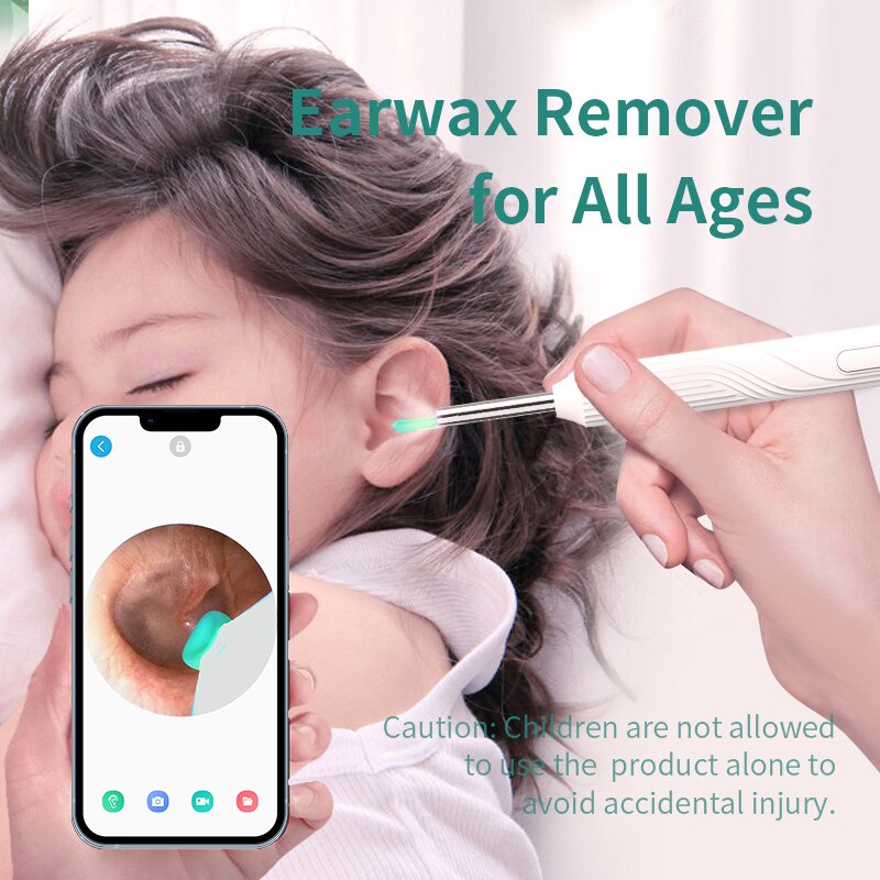 Ear Cleaning Picker With Camera - in use