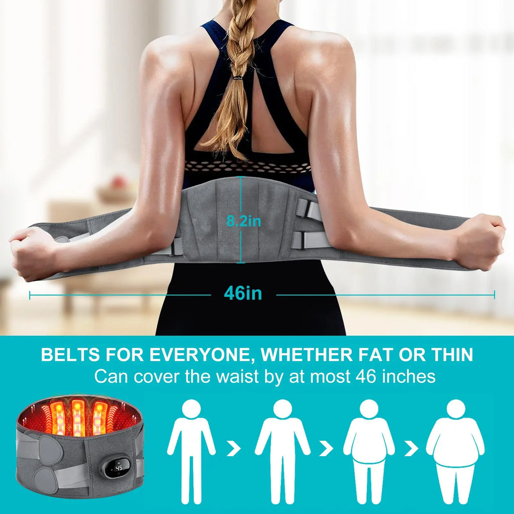 Heating Pad And Lower Back Massager - alternate angle