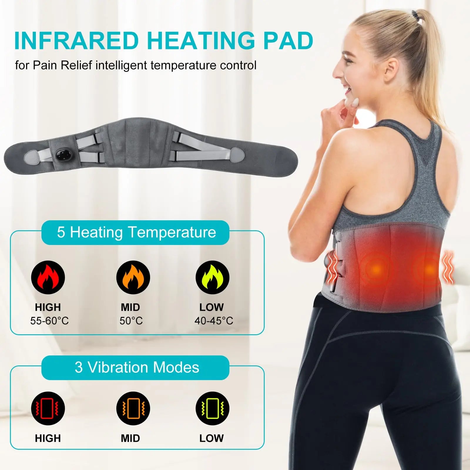 Heating Pad And Lower Back Massager - detail