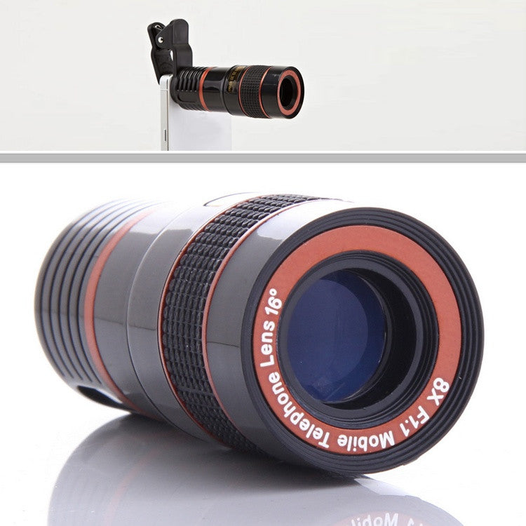 Telephoto PRO Clear Image Lens Zooms 8 Times Closer! for All Smart - alternate angle