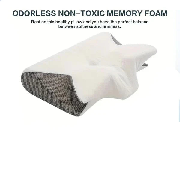 Butterfly Shape Pillow with Armrests - Ideal for Side and Back Sleepers - detail