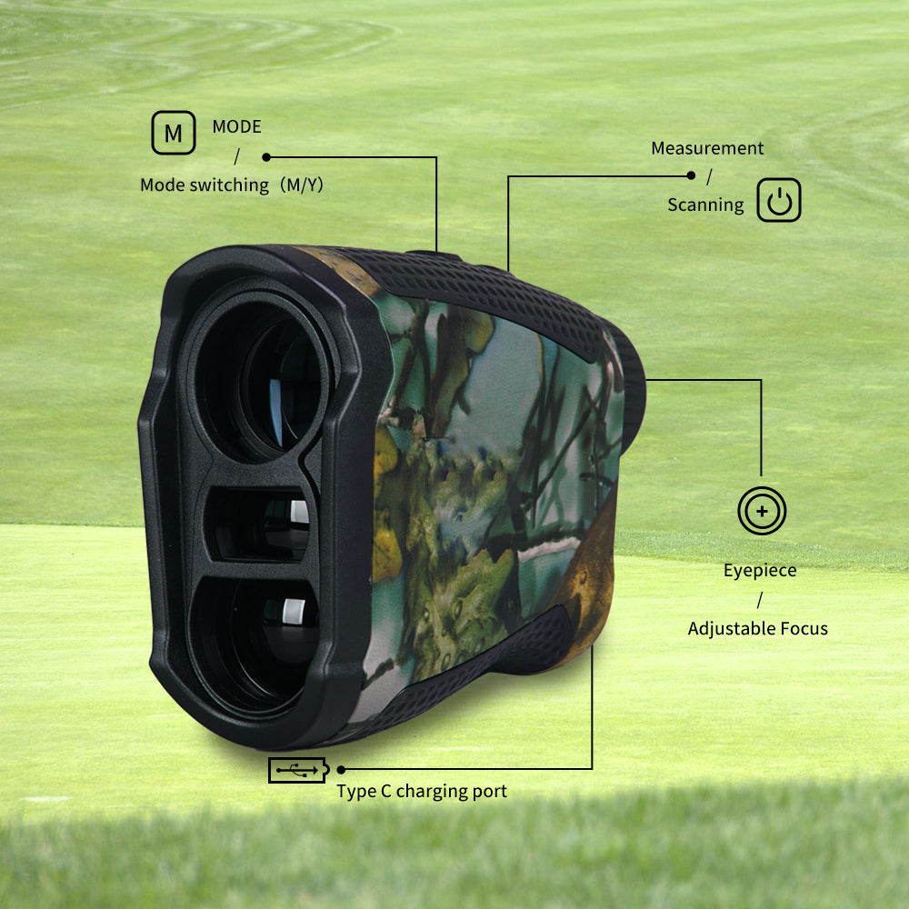 Hunting Laser Rangefinder - 1000 Yard, 6.5X Magnification