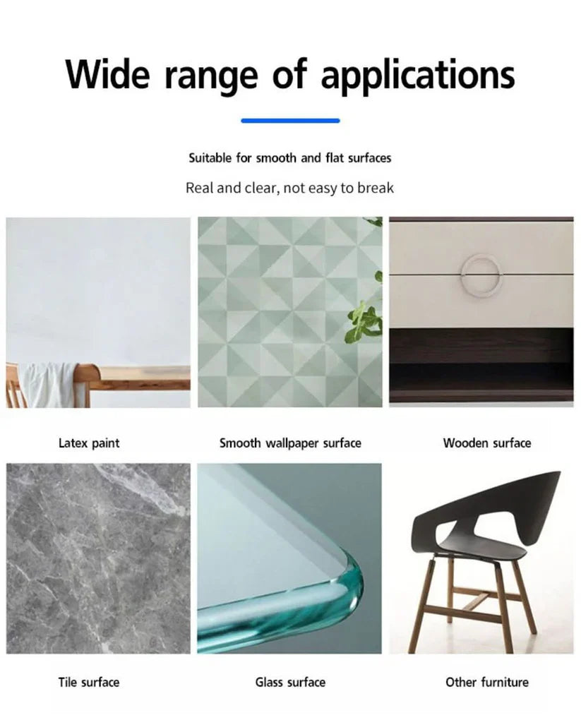 Adhesive Mirror | Oval Shape - detail